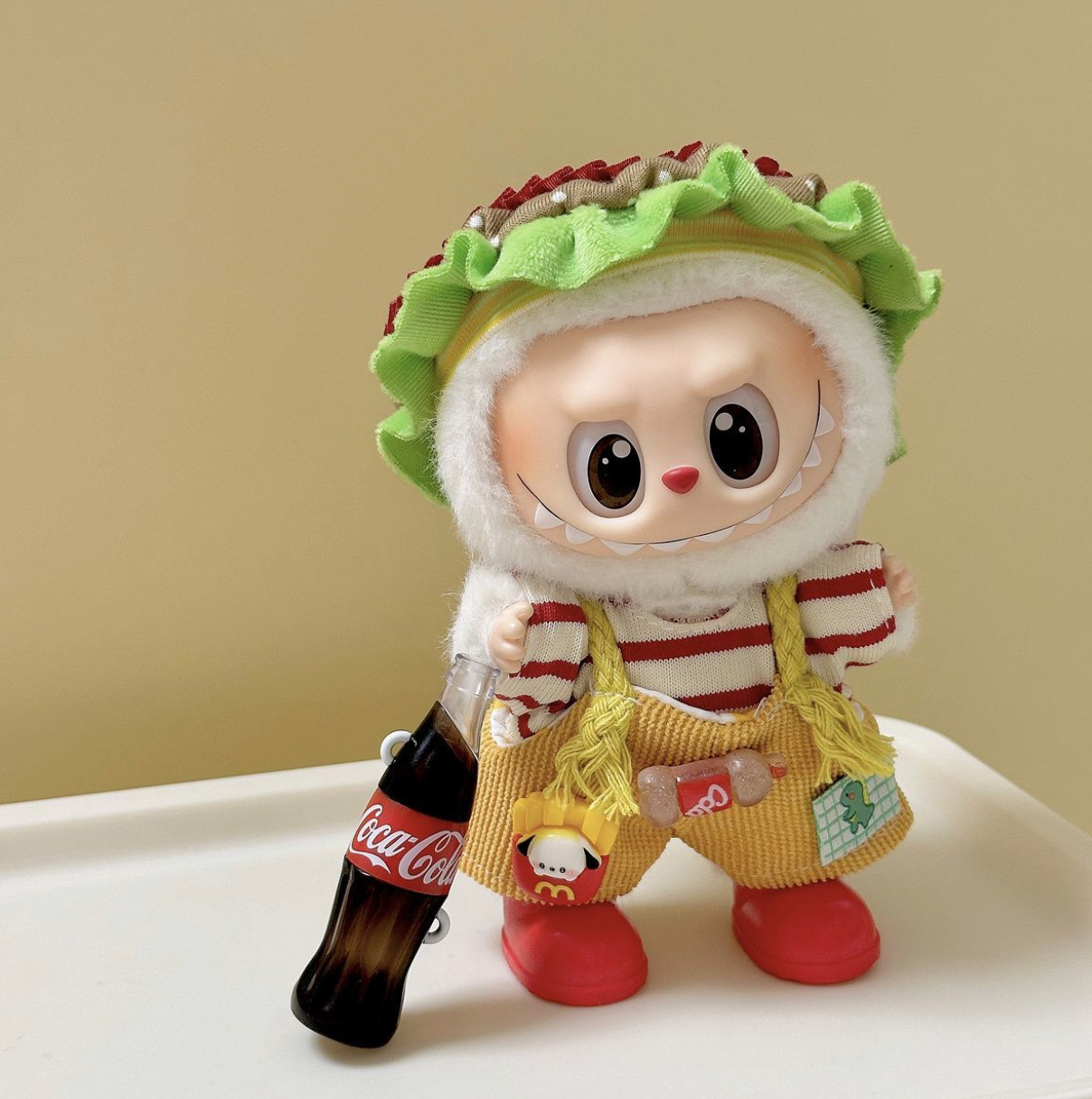 Labubu Clothes Burger Coke Party