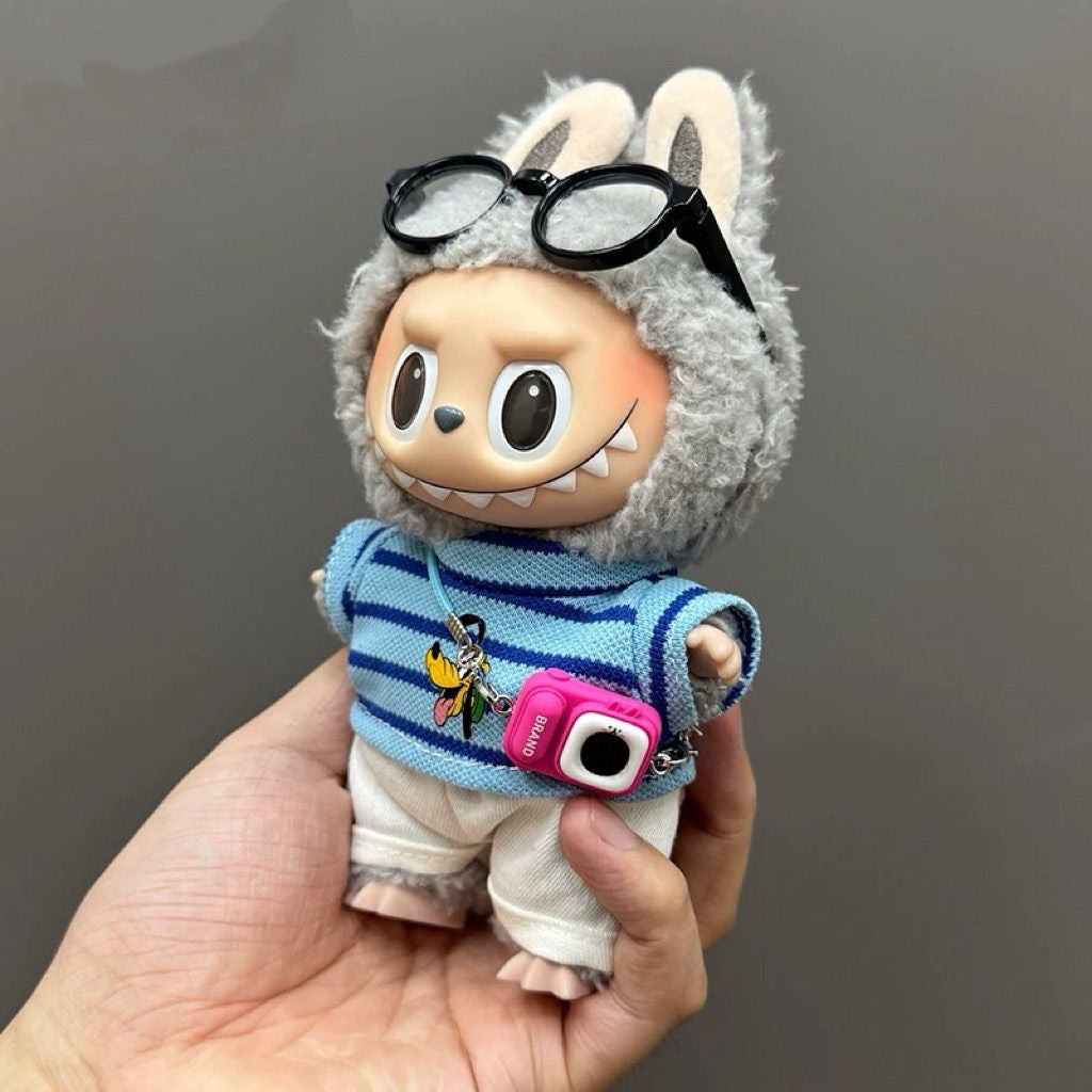 labubu doll clothes summer dopamine suit