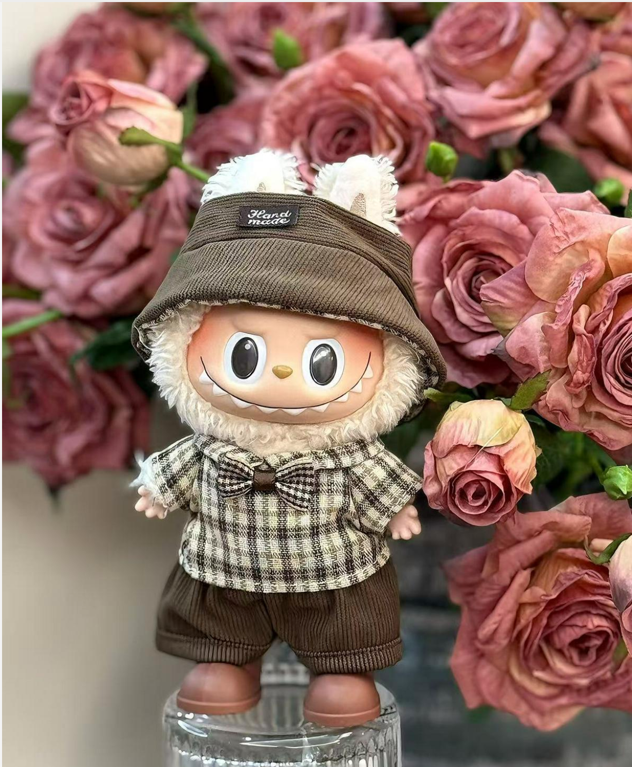 labubu doll clothes replacement set one and two generations 17cm change plush doll clothes