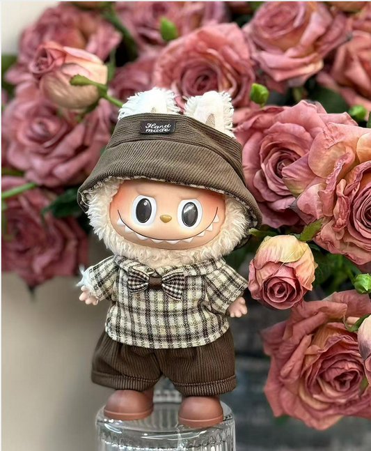 labubu doll clothes replacement set one and two generations 17cm change plush doll clothes
