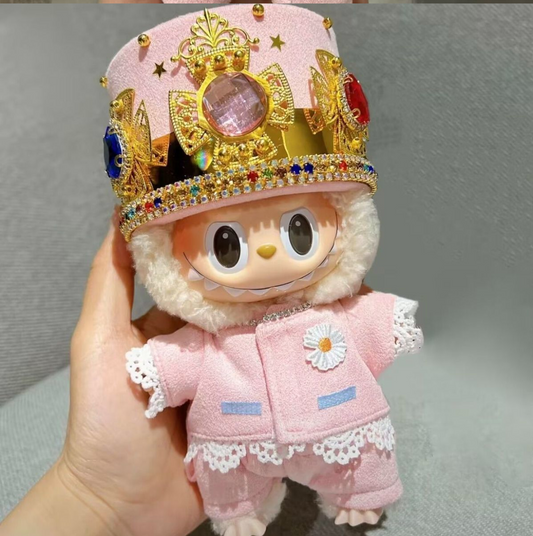 labubu G-Dragon same style 17cm baby clothes GD suit same style 123 generation high quality labubu baby clothes