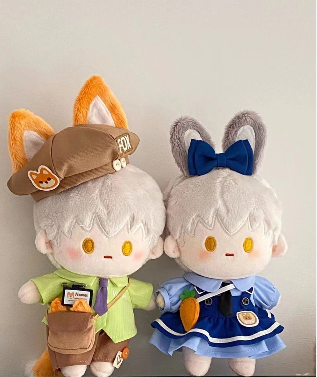 Handmade Nick Fox Weekly Labubu 1st and 2nd Generation Gummy Doll Dress Up Doll Clothes Accessories