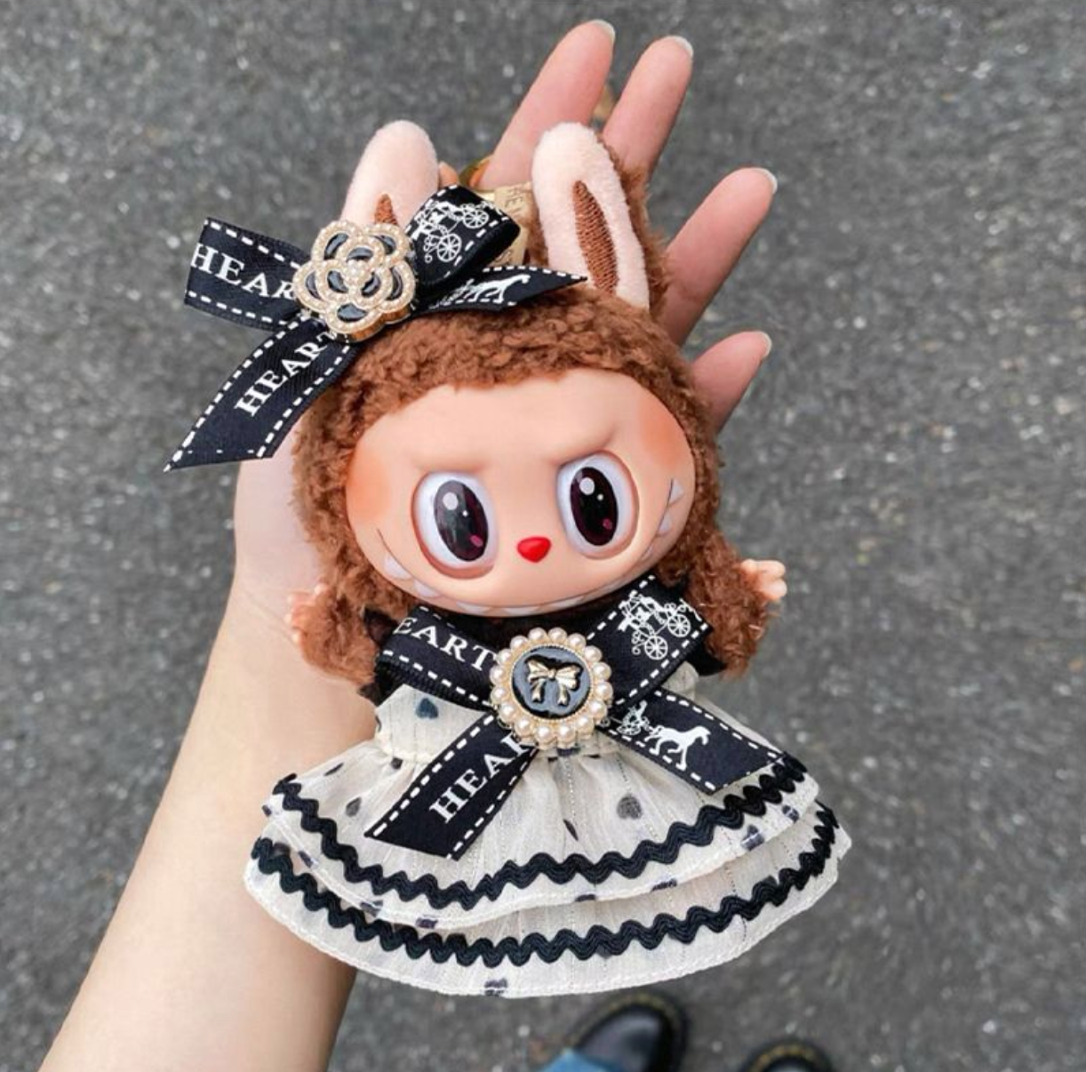 [Doll clothes only] First, second and third generation Labubu labubu vinyl doll 15cm doll doll clothes