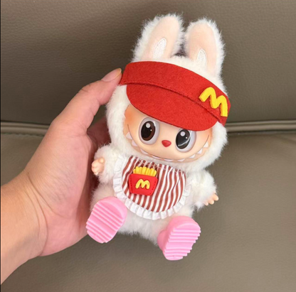 labubu doll clothes replacement set one and two generations 17cm change plush doll clothes