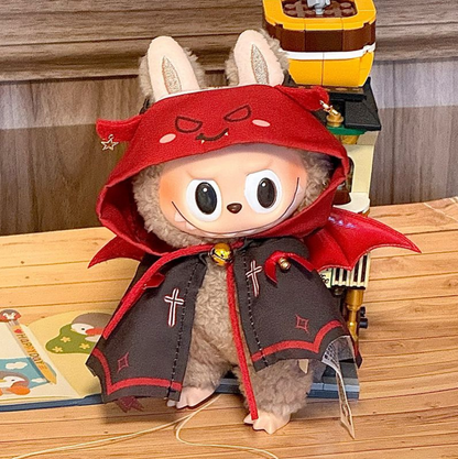 labubu doll clothes can be changed into cloaks, little devil series