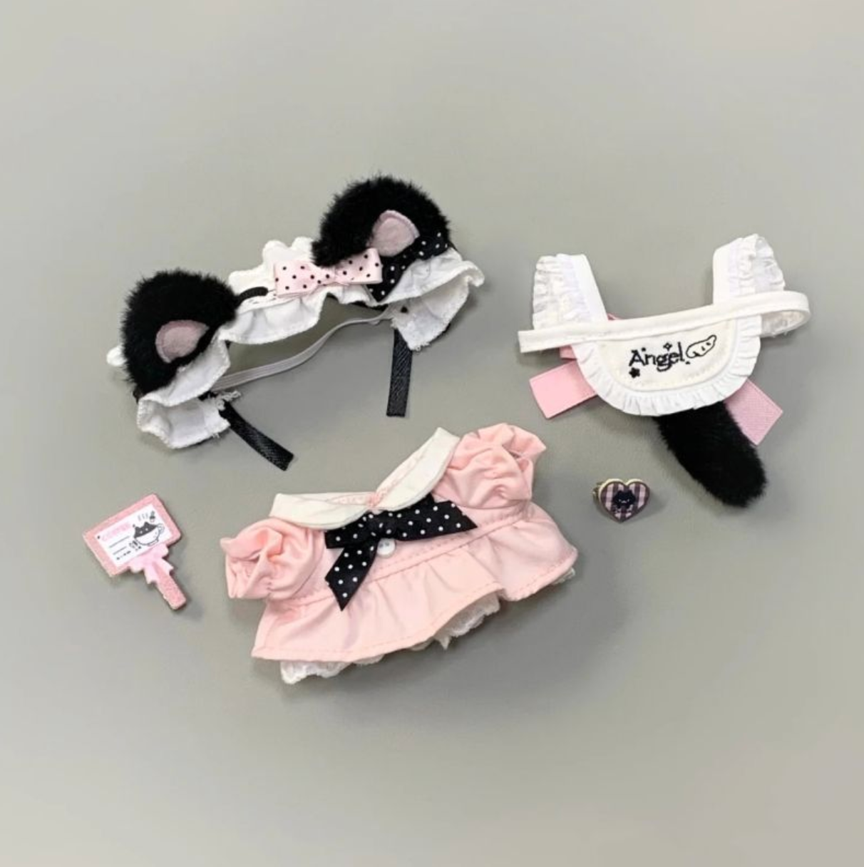 123rd generation labubu dress-up doll clothes 3.0 sexy maid outfit