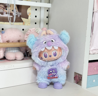 labubu purple gradient suit
