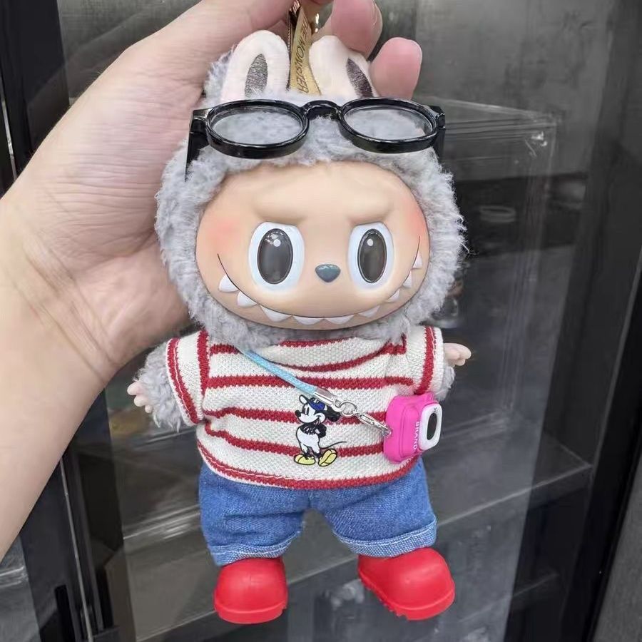 labubu doll clothes summer dopamine suit