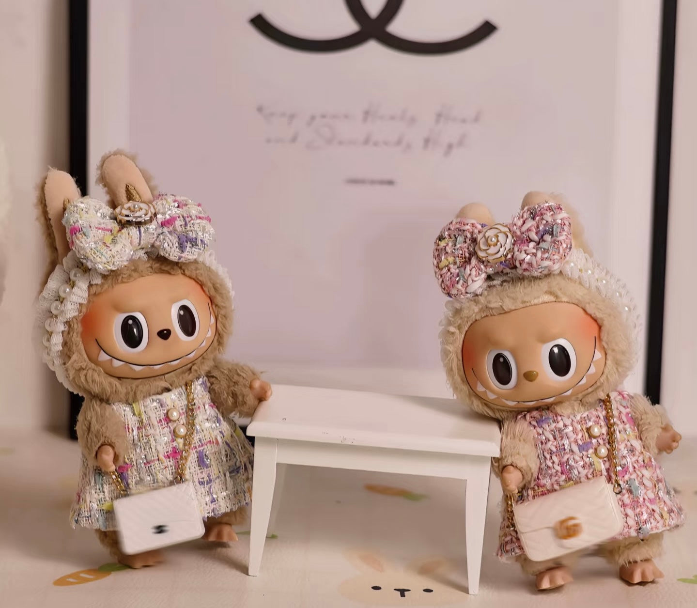 17cm Labubu Doll Clothes Advanced Luxury Design