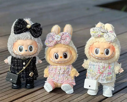 17cm Labubu Doll Clothes Advanced Luxury Design
