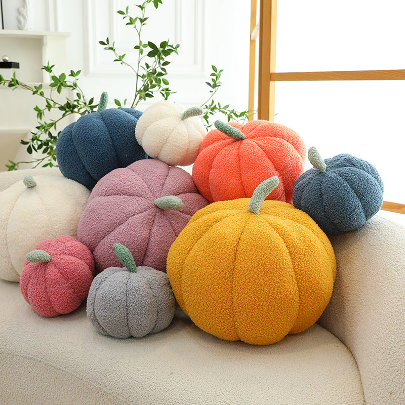 Pumpkin throw pillows