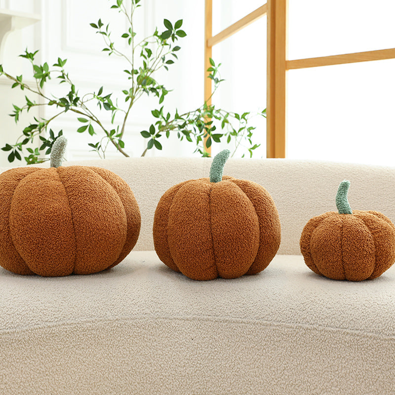 Pumpkin throw pillows