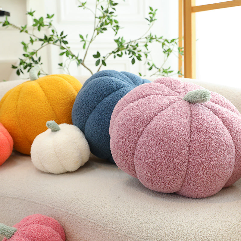 Pumpkin throw pillows