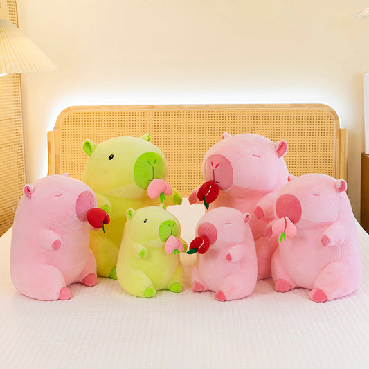 Stretchable capybara figure