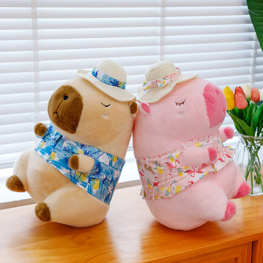 Summer capybara doll