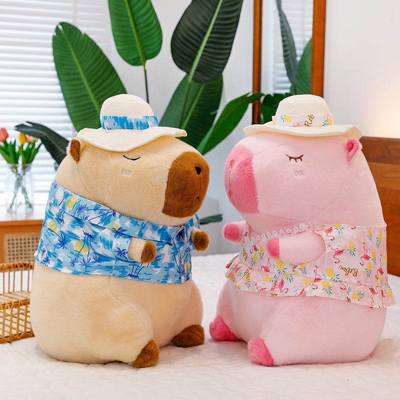 Summer capybara doll