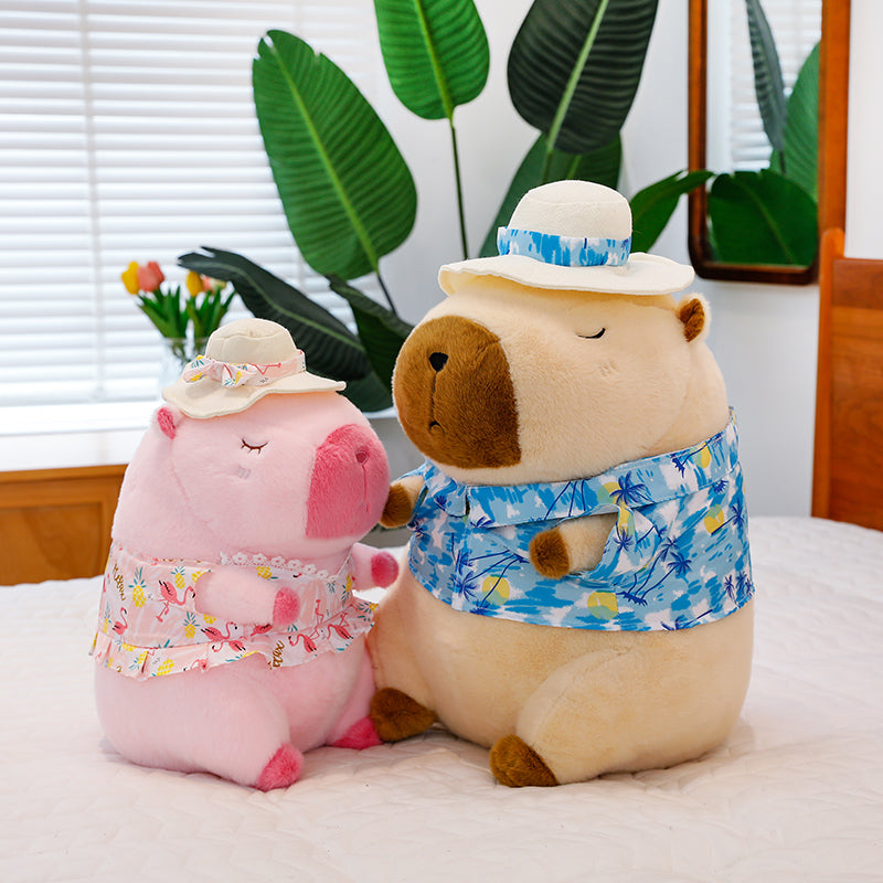 Summer capybara doll