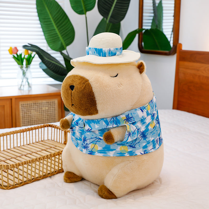 Summer capybara doll