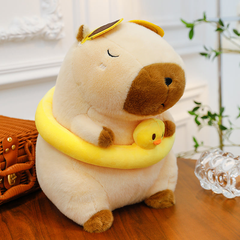 Summer capybara doll