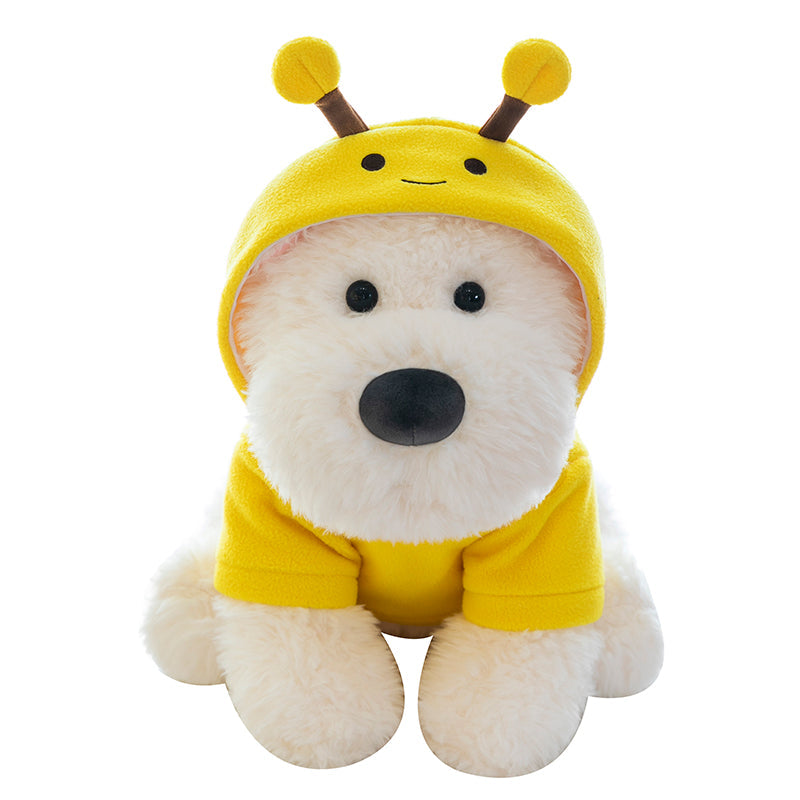 West Highland White Terrier With Hoodie