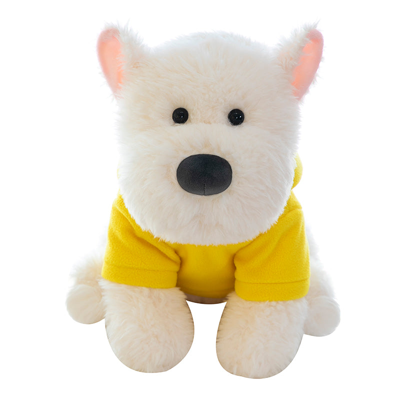West Highland White Terrier With Hoodie