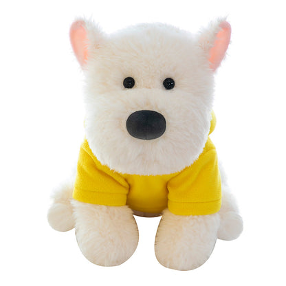 West Highland White Terrier With Hoodie
