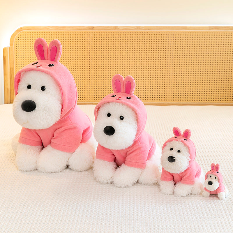 West Highland White Terrier With Hoodie