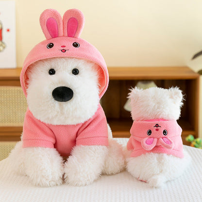 West Highland White Terrier With Hoodie