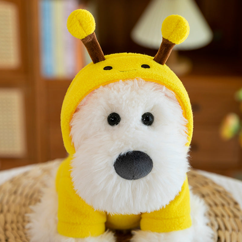 West Highland White Terrier With Hoodie