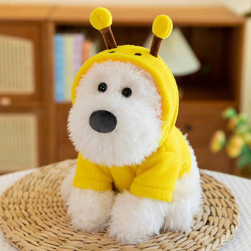 West Highland White Terrier With Hoodie
