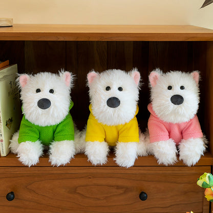 West Highland White Terrier With Hoodie