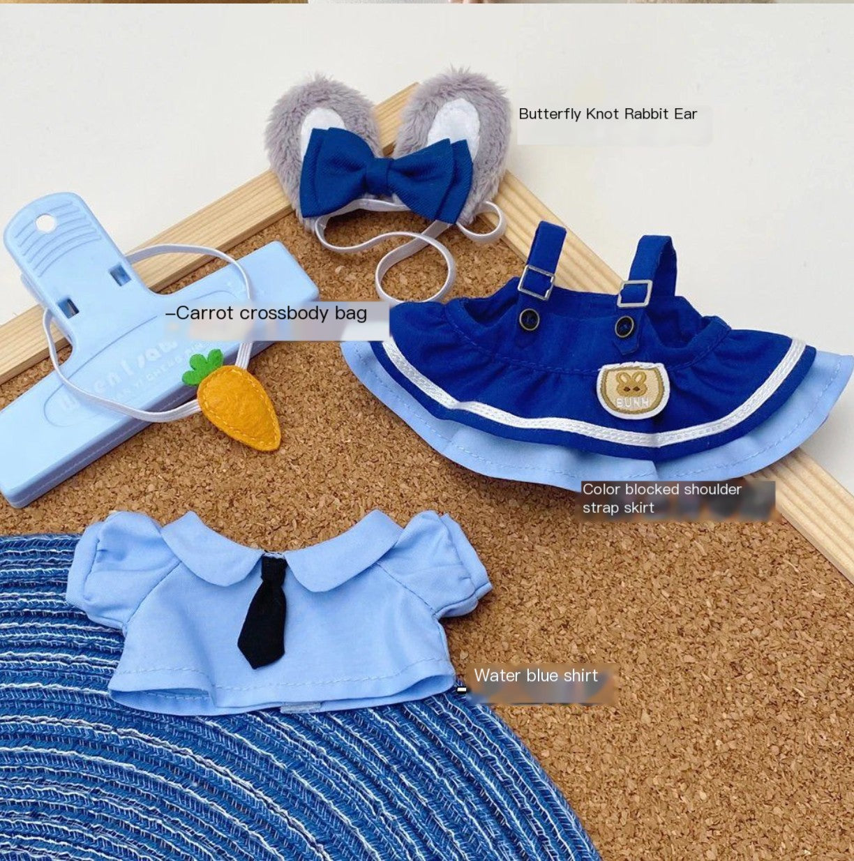 Handmade Nick Fox Weekly Labubu 1st and 2nd Generation Gummy Doll Dress Up Doll Clothes Accessories