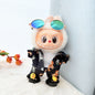 First/Second Generation Labubu Clothes Sitting Party Baby Clothes Beach Glasses Set